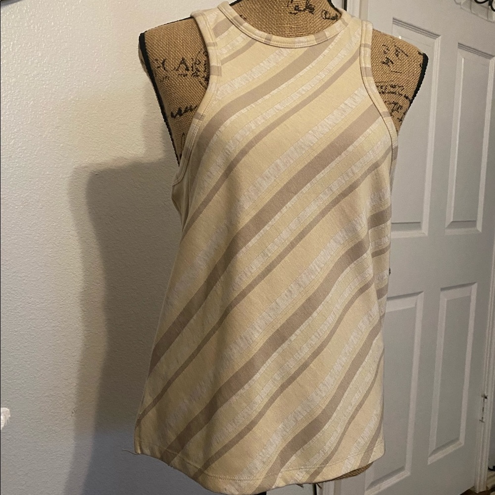Free People racer back tank Sz L NWT